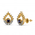 Blue Scintilla Drop Earrings